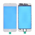 Replacement touch screen digitizer outer glass lens with bezel frame pre assembled for iPhone 6 whit