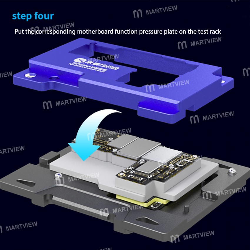 MiJing C20 Main Board Middle Layered Function Testing Fixture for iPhone 12 / 12 Pro / 12 Pro Max /