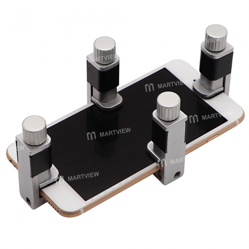 Adjustable LCD Display Screen Alloy Fastening Clamp Clip for iPhone / IPad / Tablet