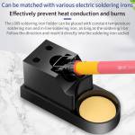 luxianzi l009-3-in-1-multi-function-bakelite-soldering-iron-stand-with-cleaning-ball-10