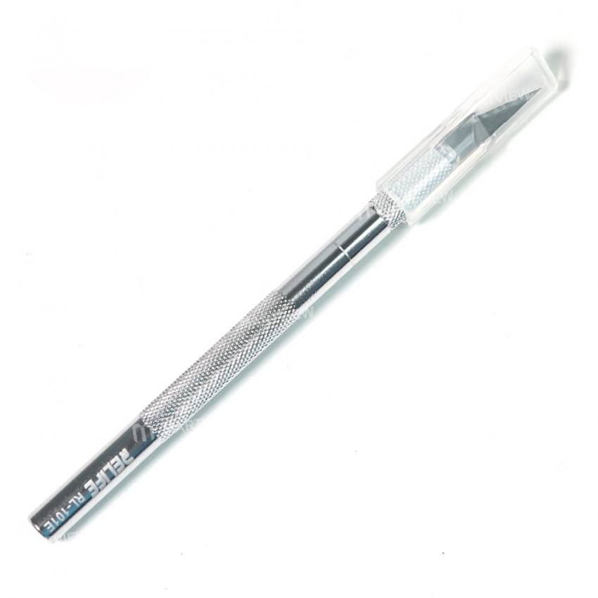 Relife RL-101E Aluminum Alloy Material 6 Blades Knife Set for Removing Glue Engraving Filming