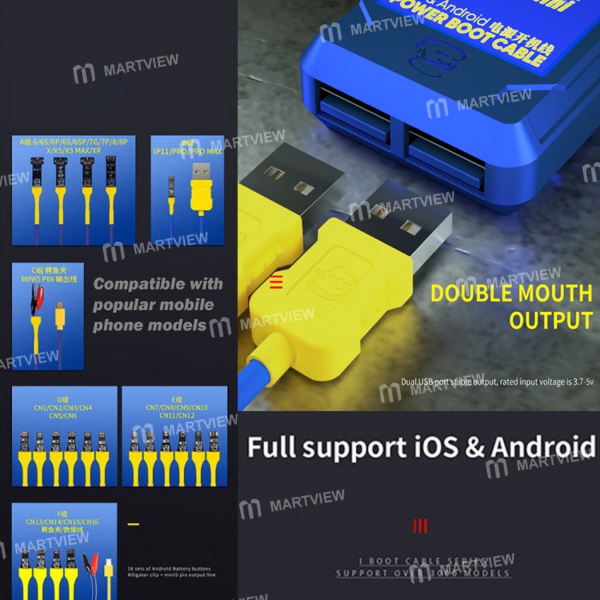 Mechanic iSupply Mini Power Supply Boot Cable for iPhone Android Phones