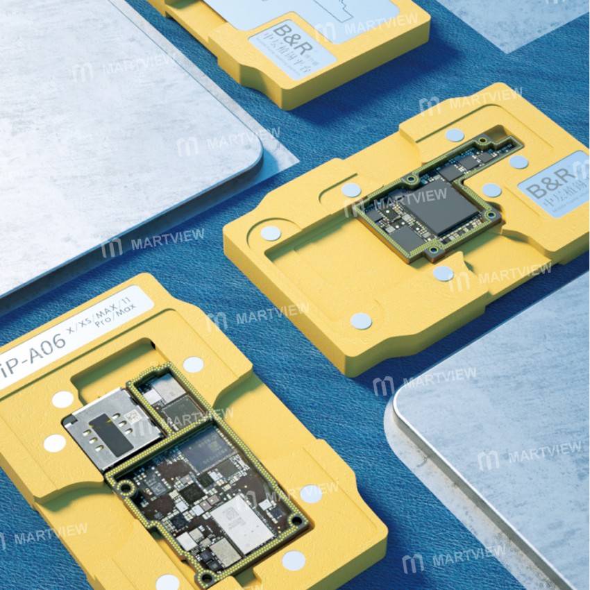 B&R IP-A06 Middle Layer Motherboard Tin Planting Platform for iPhone X / XS / XS Max / 11 / 11 Pro /