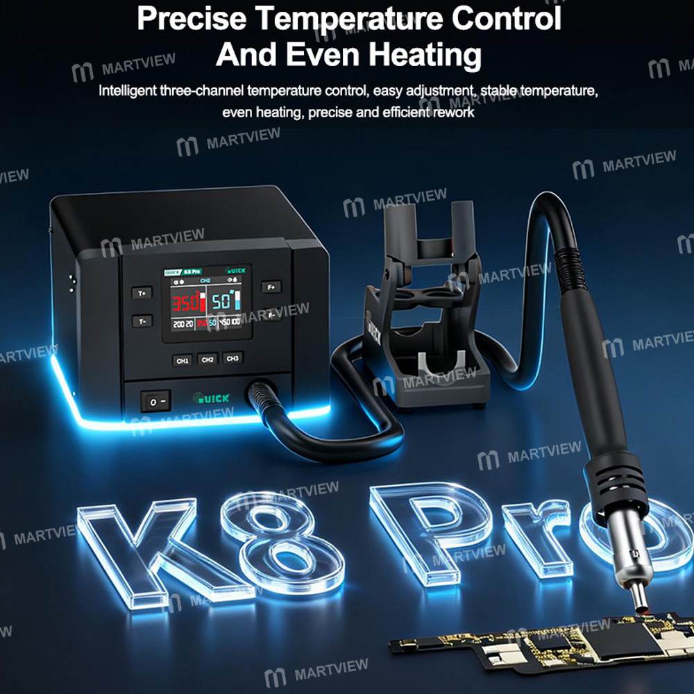 quick k8-pro-1000w-intelligent-hot-air-rework-station-for-chip-level-repair-pcb-assembly-work-9