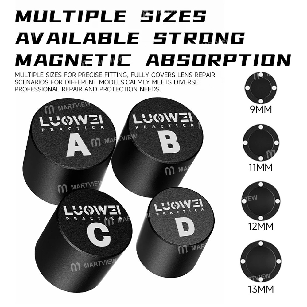 luowei lw-395-4-in-1-aluminum-alloy-replacement-blue-light-protective-cover-set-for-iphone-android-5