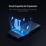 Orico 2526C3-BK 2.5-inch SATA to USB 3.1 Type C External HDD Enclosure for 2.5 Inch SSD and HDD 7-9.