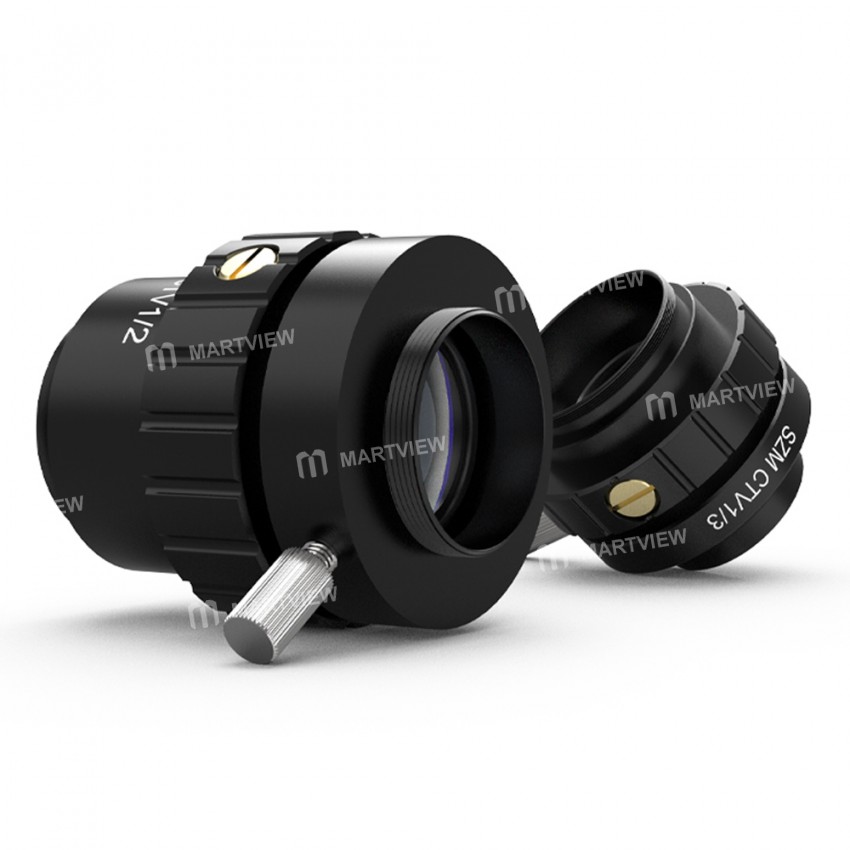 SZMCTV 1/3 1/2 0.5X C-Mount Adapter Lens for Trinocular Stereo Microscope CTV CCD USB Camera