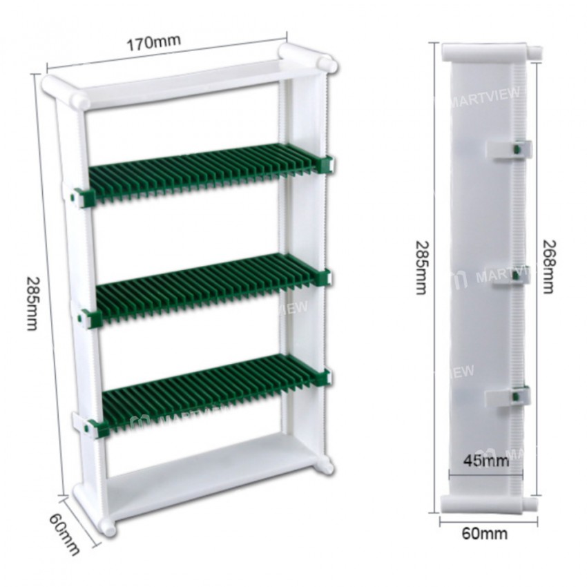 Anti-static Plastic LCD Screen Glass PCB Circuit Board Tray Rack Card Slots Bracket