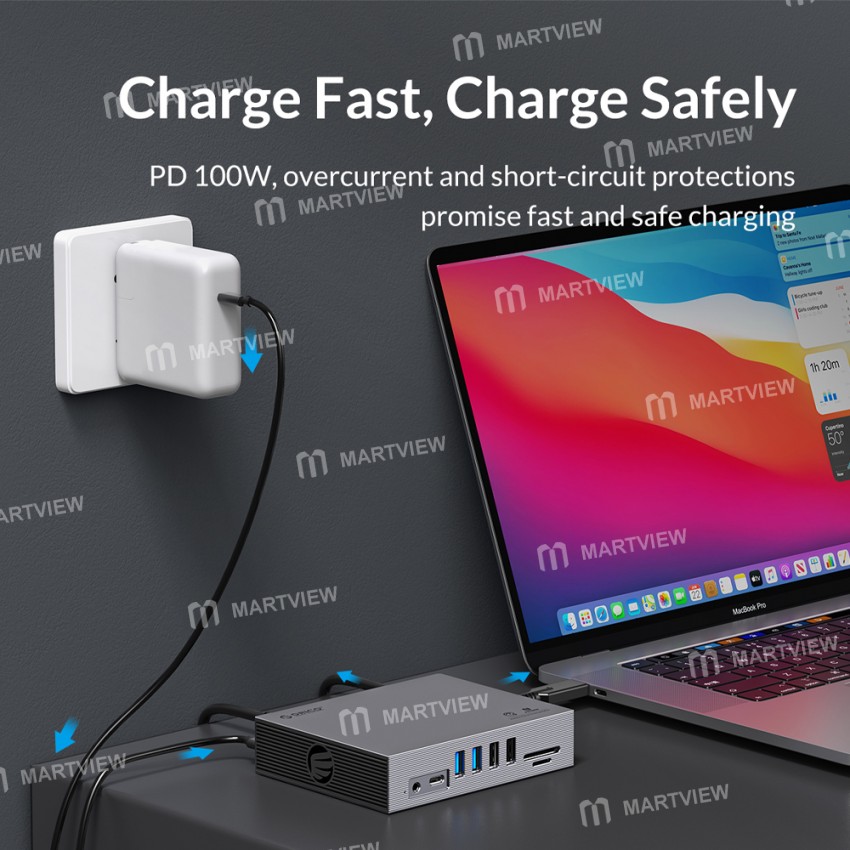 orico cdh-15h-15-in-1-multifunctional-multi-interface-4k-multi-screen-docking-station-for-macbook-pr