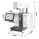 TBK 958C Automatic Laser Machine for Removing Mobile Back Cover DIY Engraving Marking