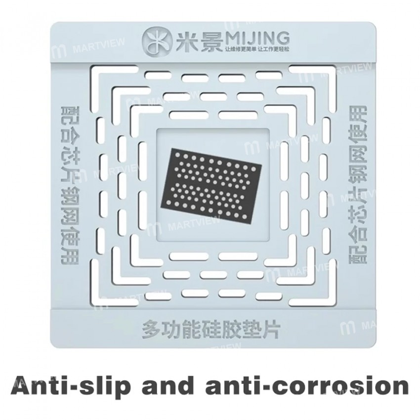mijing multifunctional-chip-cpu-tin-planting-insulation-silicone-pad-for-mobile-phones-repair-2