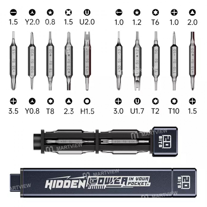 jakemy jm-8195-21-in-1-aluminum-square-handle-s2-steel-bits-magnetic-screwdriver-set-3
