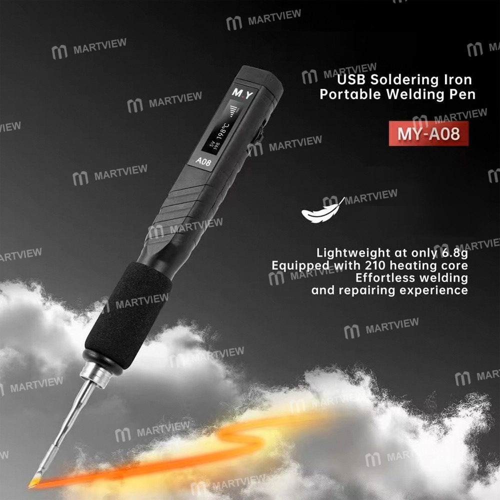 mryang my-a08-adjustable-temperature-210-smart-electric-soldering-iron-supports-qc30-pd-afc-fcp-3