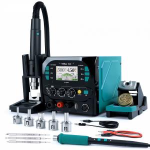 Yihua 983D 3-in-1 1300W Hot Air Gun & Soldering Iron & DC Power Supply Desoldering Rework Station