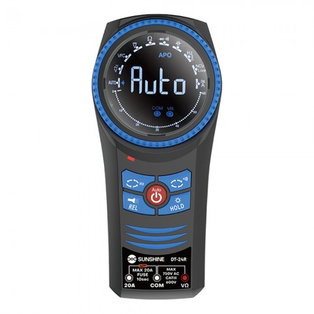 Sunshine DT-24R True RMS Smart Color Screen Rotary Dial Multimeter with NCV / Live & Temp Test