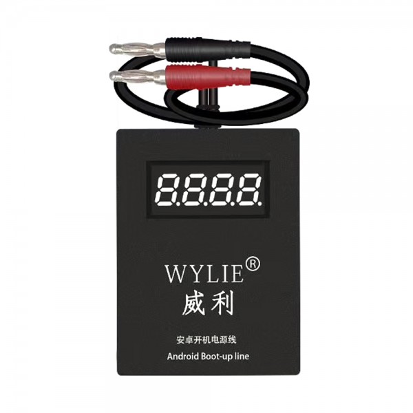 WYLIE Universal DC Power Supply Current Boot Up Test Cable for Android