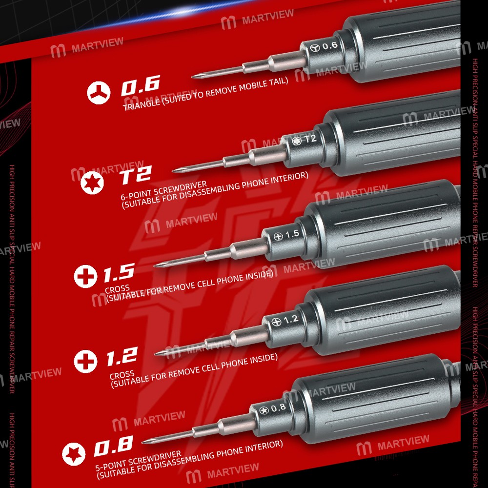 kaisi extra-hard-s2-alloy-steel-2d-screwdriver-for-mobile-phone-repair-13