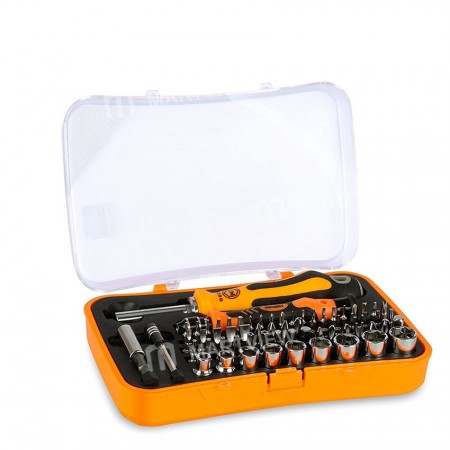 JAKEMY JM-6098 (66 in 1) Handle Screwdriver Tools Screw Driver Socket Extension Bar Repair Tool