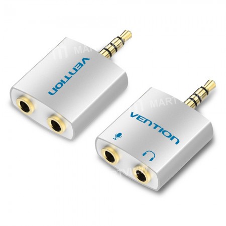 Vention Universal Double Jack 3.5mm Audio Cable Splitter for Phone / Tablet / Laptop