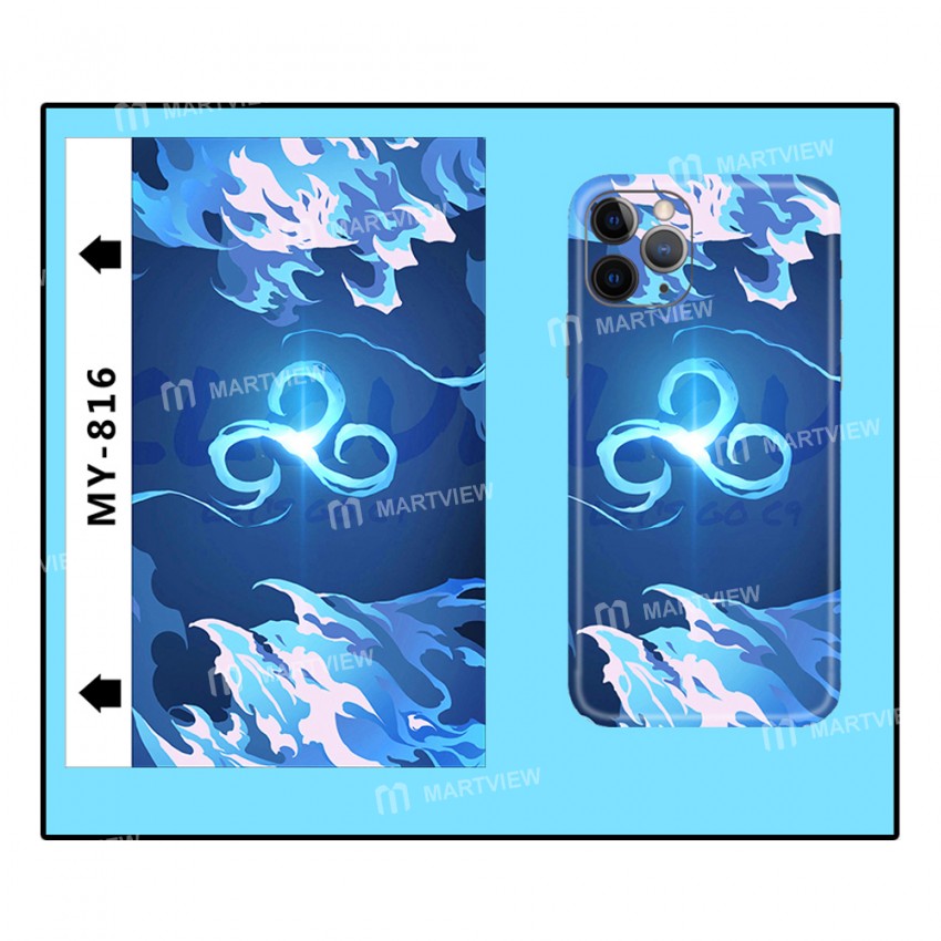 Universal 8inch Mobile Phone Cartoons Painting Back Film for Martview SP-01 Intelligent Cutting Mach