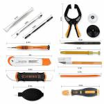 JAKEMY JM-P12 (83-in-1) Precision Screwdriver Opening Tool Crowbar Set With Canvas Bag