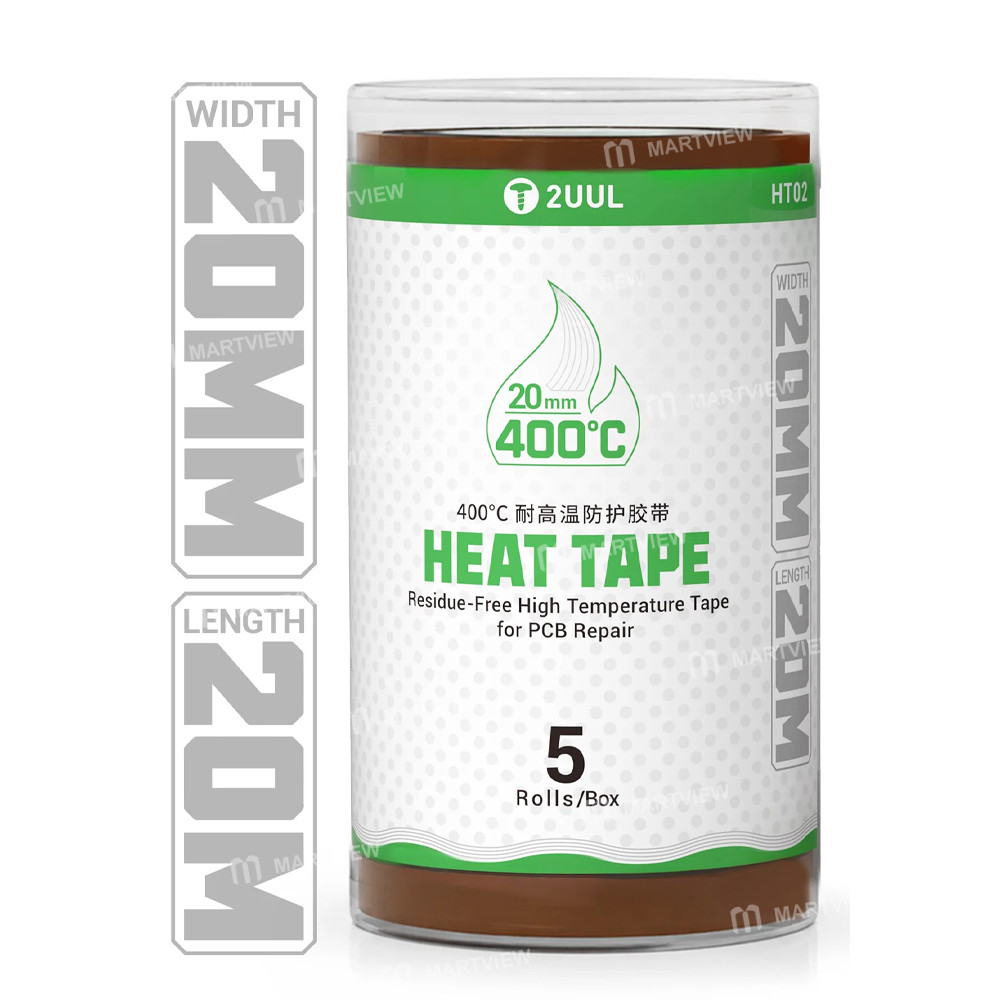 2uul ht01-ht02-residue-free-high-400c-heat-tape-for-pcb-repair-soldering-protection-3