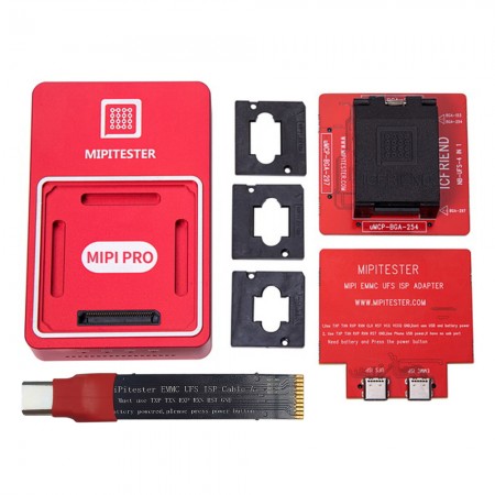MiPi Pro Box + NB-UFS-4IN1 (254 / 153 / 297) Adapter + ISP Adapter + ISP Cable (Simplified Version)