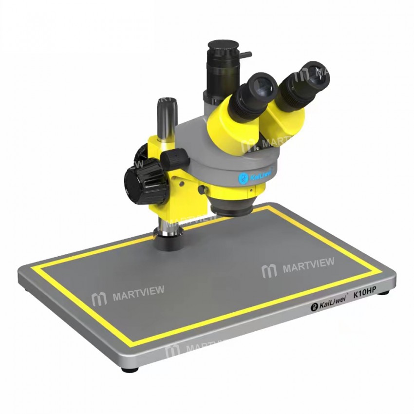 kailiwei k10hp-7-50x-synchronous-zoom-trinocular-stereo-microscope-with-big-base-6