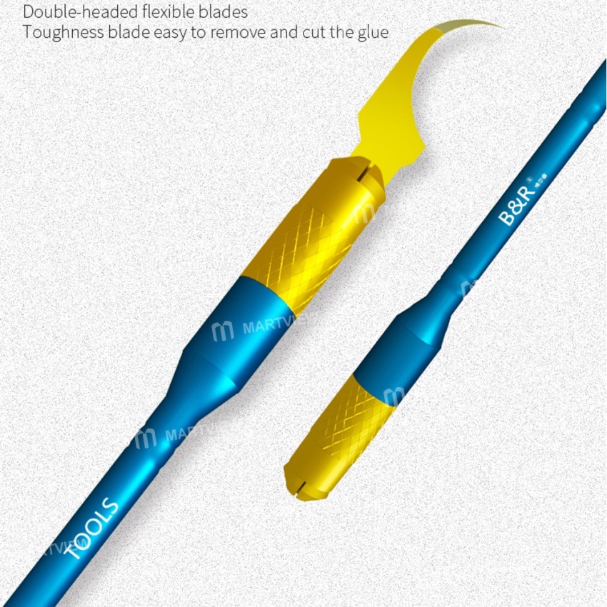 B&R C-04 3in1 Chip Dismantle BGA CPU Scraper Shovel Glue Pry Knife