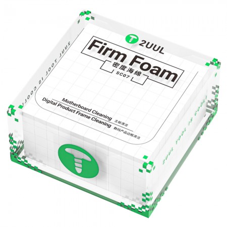 2uul SC07 7x7x7mm Firm Foam High-Density Spong for PCB Cleaning - 500Pcs