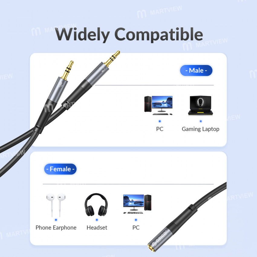 orico ax1-2-in-1-male-to-female-35mm-audio-micheadphone-splitter-cable-7