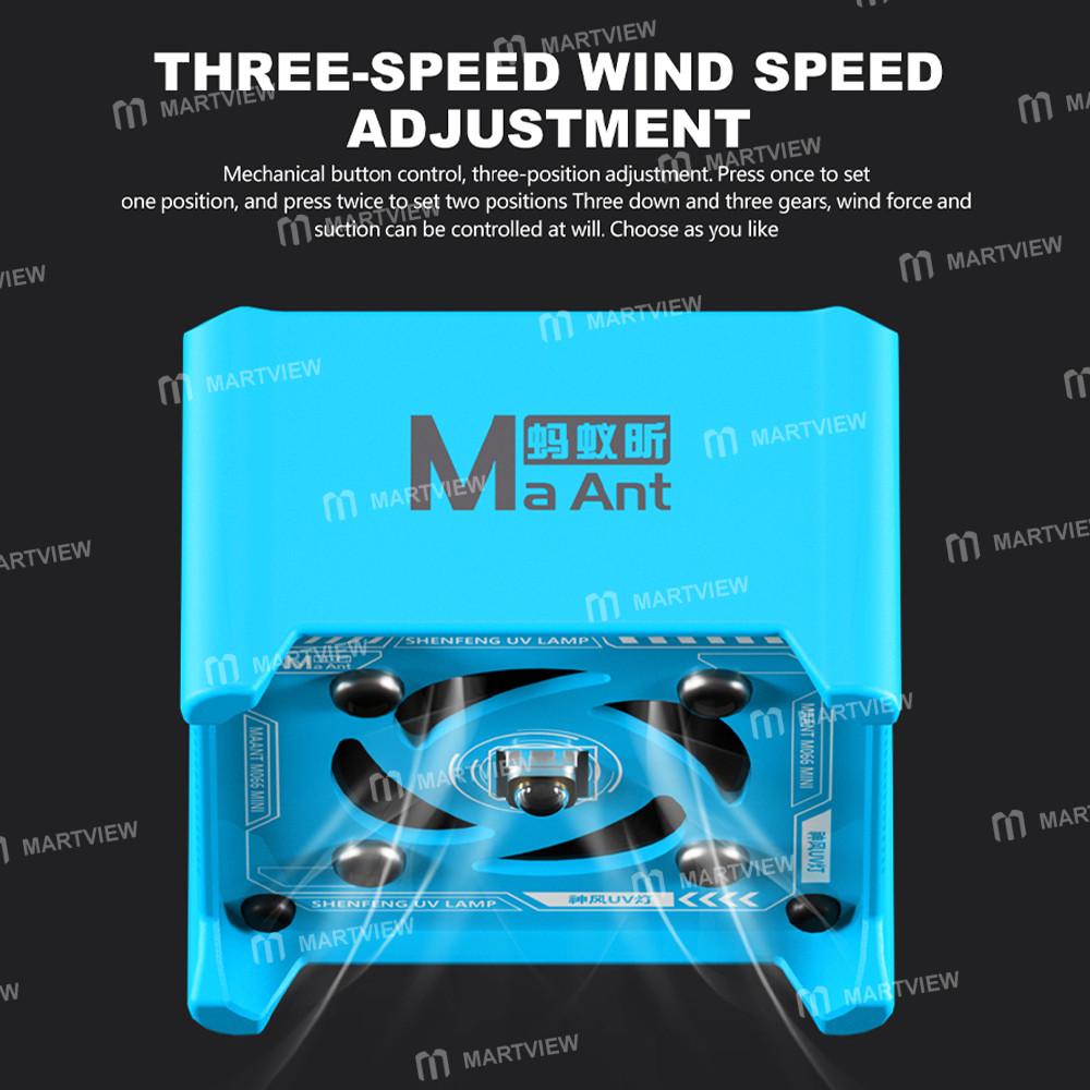 maant m066-mini-2-in-1-uv-curing-light-with-cooling-fans-for-mobile-phones-motherboard-pcb-repair-4