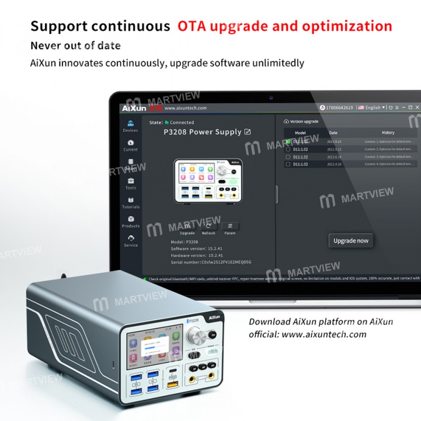 aixun p3208-320w-32v-8a-multi-function-intelligent-adjustable-regulated-power-supply-12