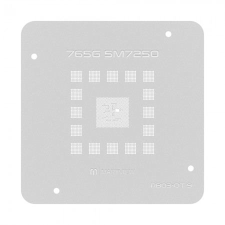 Martview RB03-QT9 CPU BGA Reballing Stencil for Qualcomm Snapdragon 765G SM7250
