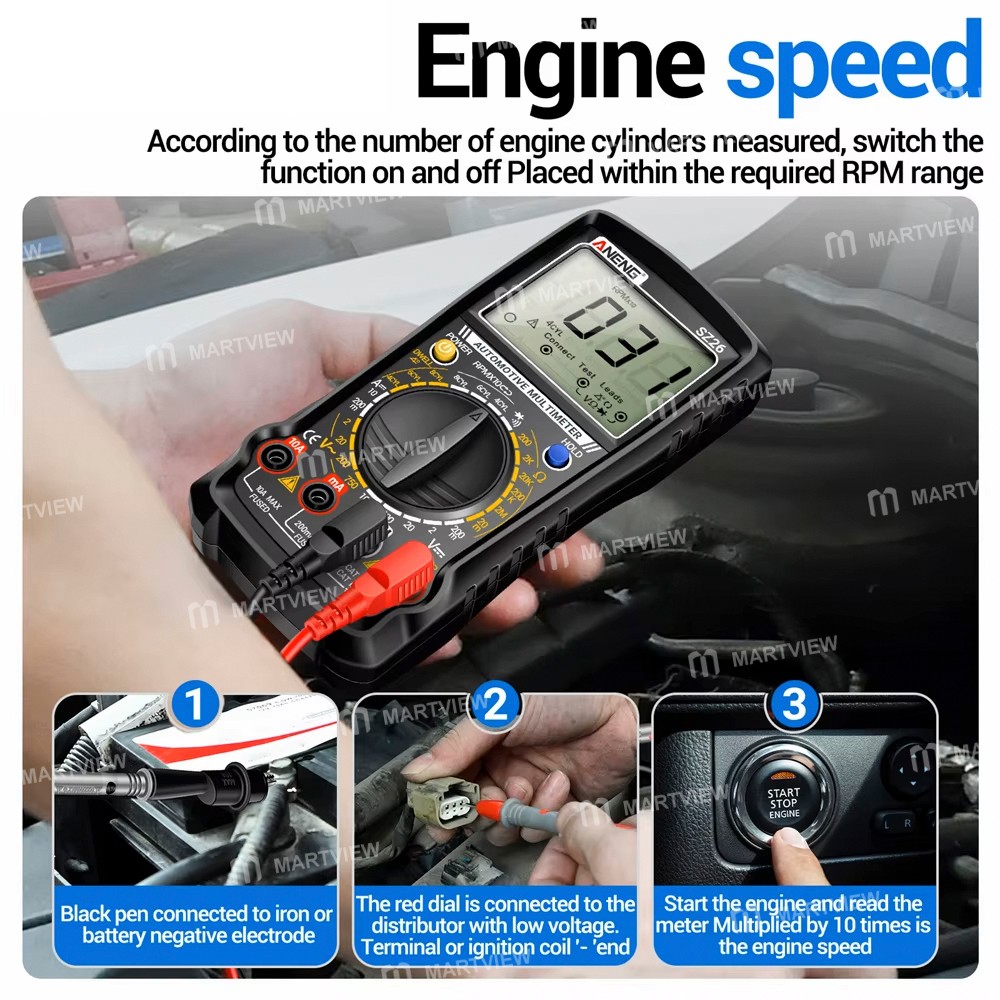 aneng sz26-multi-functional-intelligent-anti-firing-automotive-overhaul-digital-multimeter-8