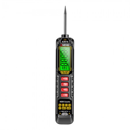 Aneng A3016 Rechargeable AC / DC Voltage Smart Mini Pen-Type Digital Multimeter for Car Diagnostic