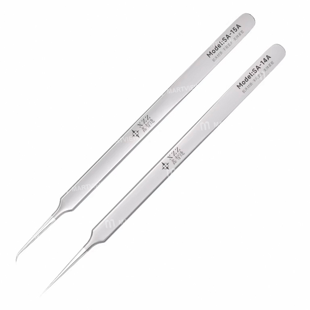 xzz sa-14-sa-15-extended-length-stainless-steel-ultra-fine-high-precision-flying-wire-tweezers-1