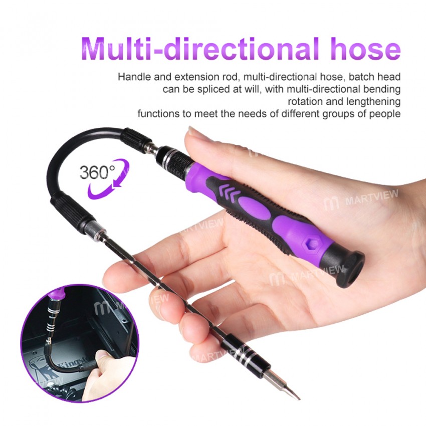 115-in-1 Magnetic Precision Screwdriver Set for Phone PC Clocks and Watches Repair