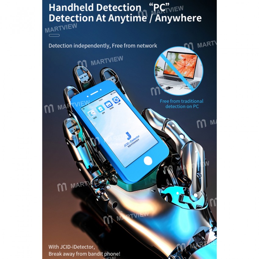 JC iDetector Intelligent Handheld Phone Detector Fault Tester Support for All iOS Devices
