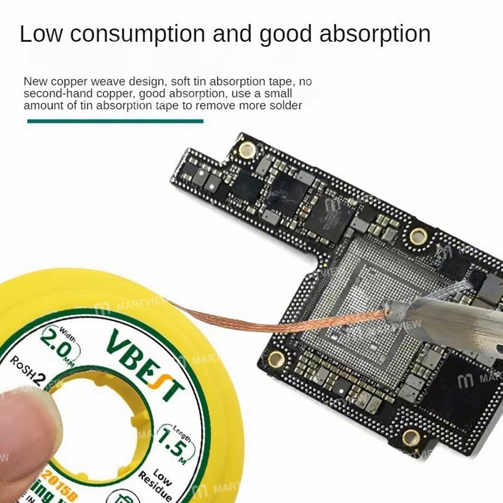 vbest 15m-low-residue-storage-type-pure-copper-braid-tin-absorbing-line-5