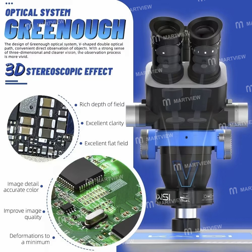 kaisi s8-67-52x-zoom-trinocular-stereo-microscope-set-with-tx1-4k-video-camera-7