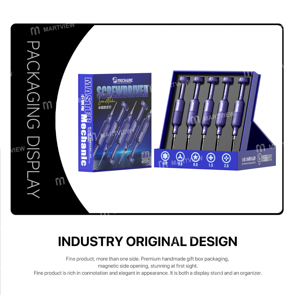 mechanic smart-mortar-5-in-1-magnetic-precision-s2-steel-2d-screwdriver-set-compatible-with-iphone-1