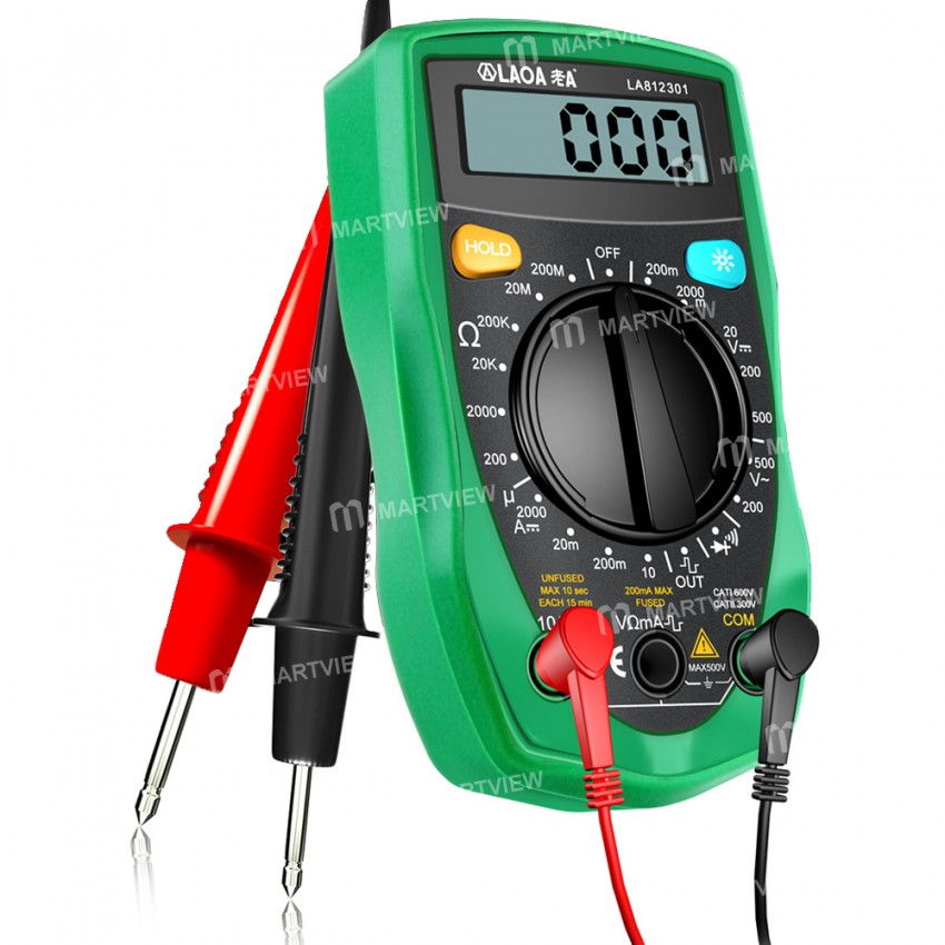 LAOA LA812301 Portable Backlight High Precision Digital Multimeter