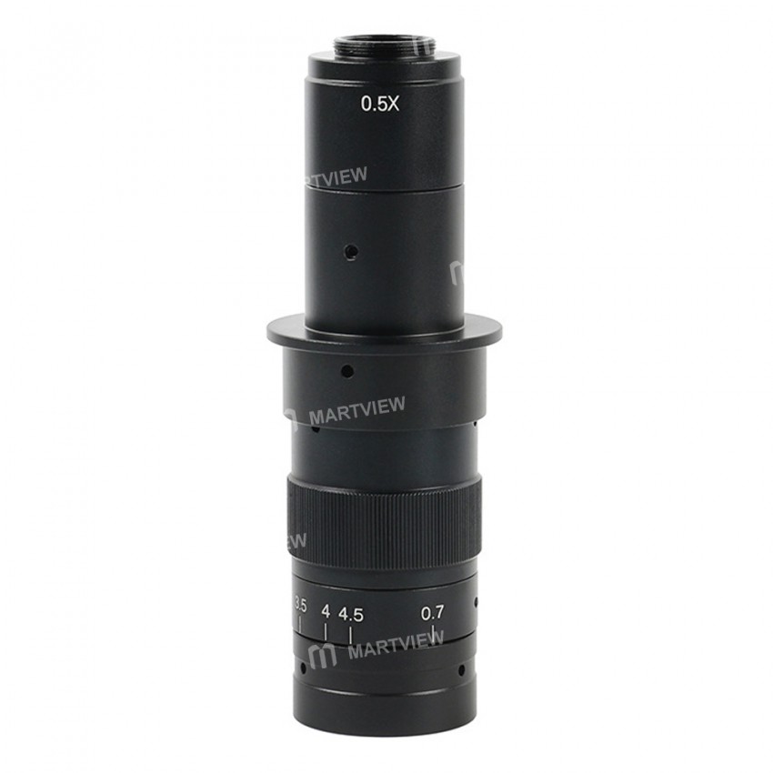 Ultra-clear 0.7-4.5X Continuous Zoom 180 Times Single-tube Optical Lens for Electron Microscope