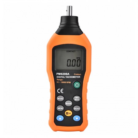 PEAKMETER PM6208A Contact-type Digital Tachometer