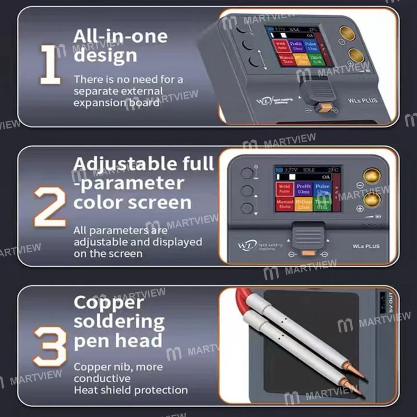 wl wls-plus-all-in-one-color-screen-intelligent-spot-welding-machine-for-mobile-phone-battery-repair