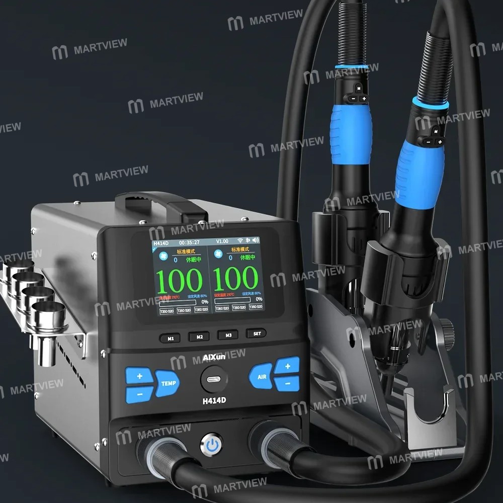 aixun h414d-1400w-dual-channel-hot-air-rework-station-with-bluetoothwifi-communication-5