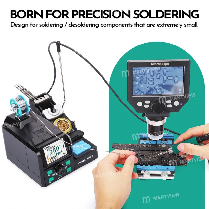 yihua 982d-210-245-precision-soldering-station-with-temperature-calibration-preset-channels-3