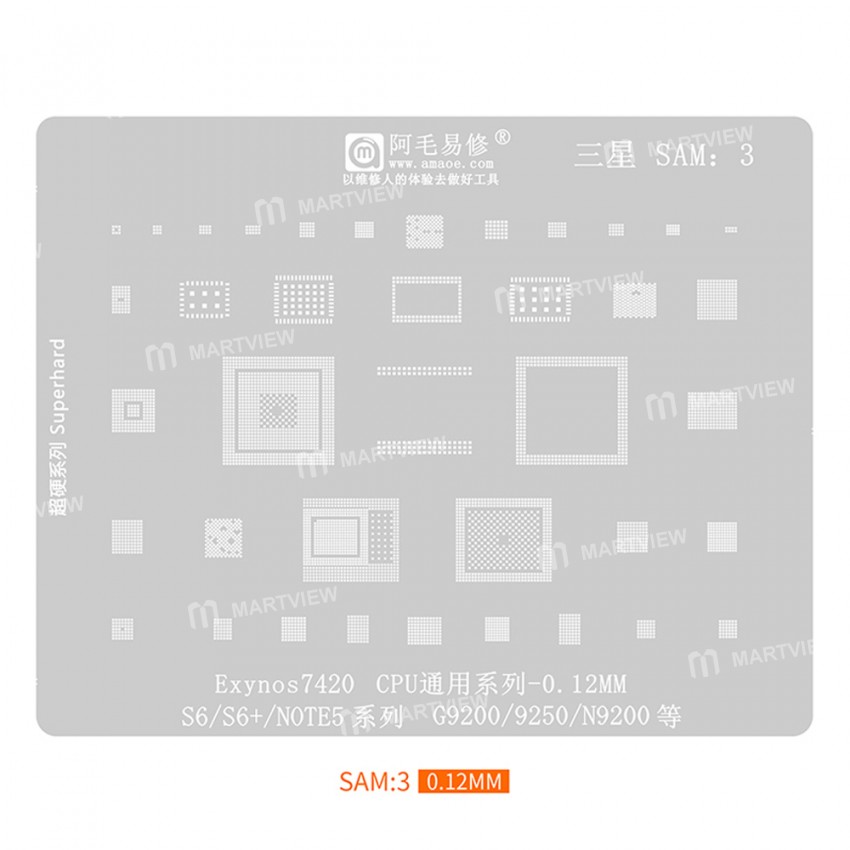 amaoe sam1-to-sam17-012mm-bga-reballing-stencil-set-3