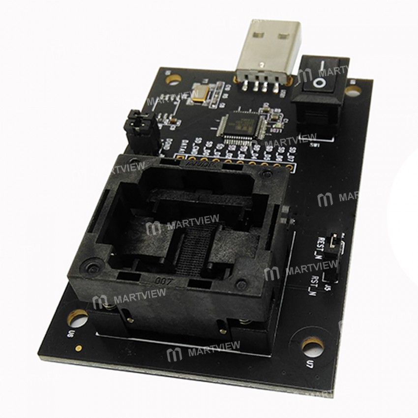 emmc100 aging-burn-in-test-socket-with-usb-interface-for-bga100-to-usb-4